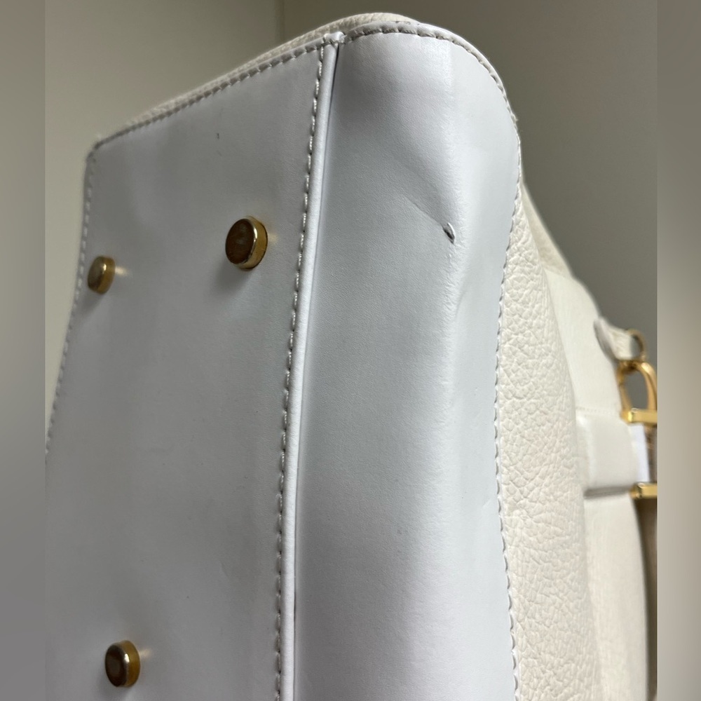 Gianni Conti White and Cream Handbag - Picture 11 of 16